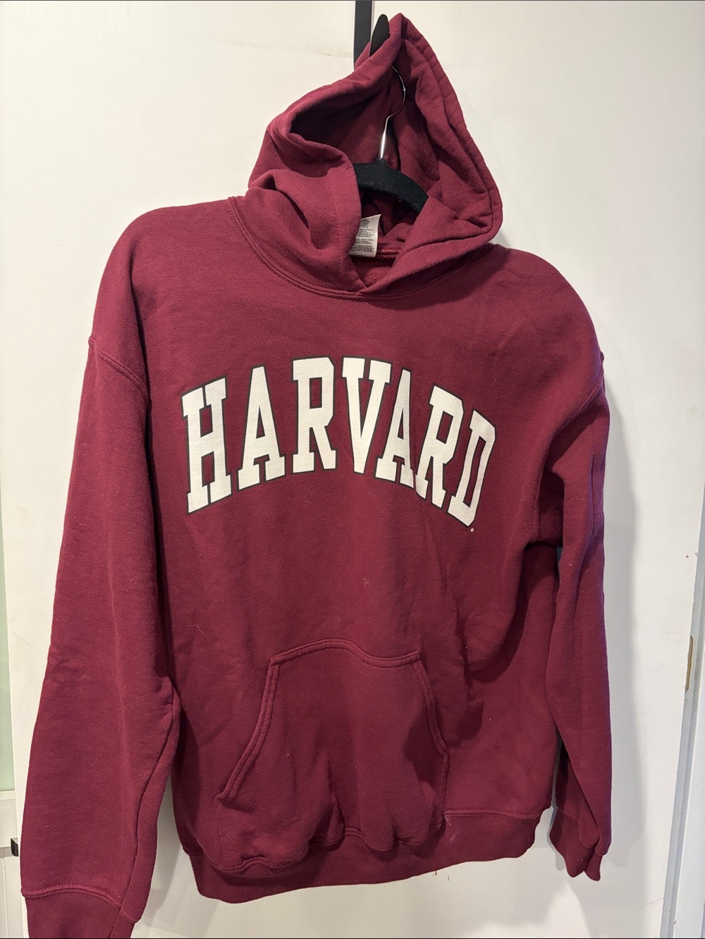 Gildan Harvard Maroon Hooded M Sweatshirt - long sleeve Classic Pullover